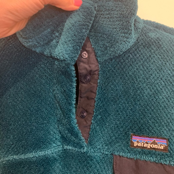SOLD: Patagonia Teal pullover size W M 🌎🌝🌲 - Picture 8 of 9
